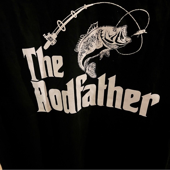 The Rodfather Fishing T-Shirt - Picture 2 of 3